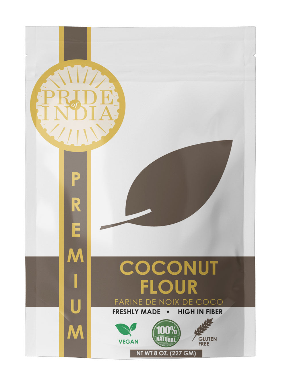 Coconut Flour by Pride of India (8 Oz-227g)