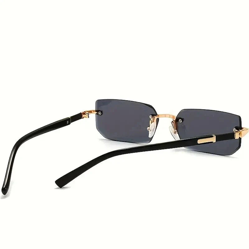 Rimless Rectangle Sunglasses