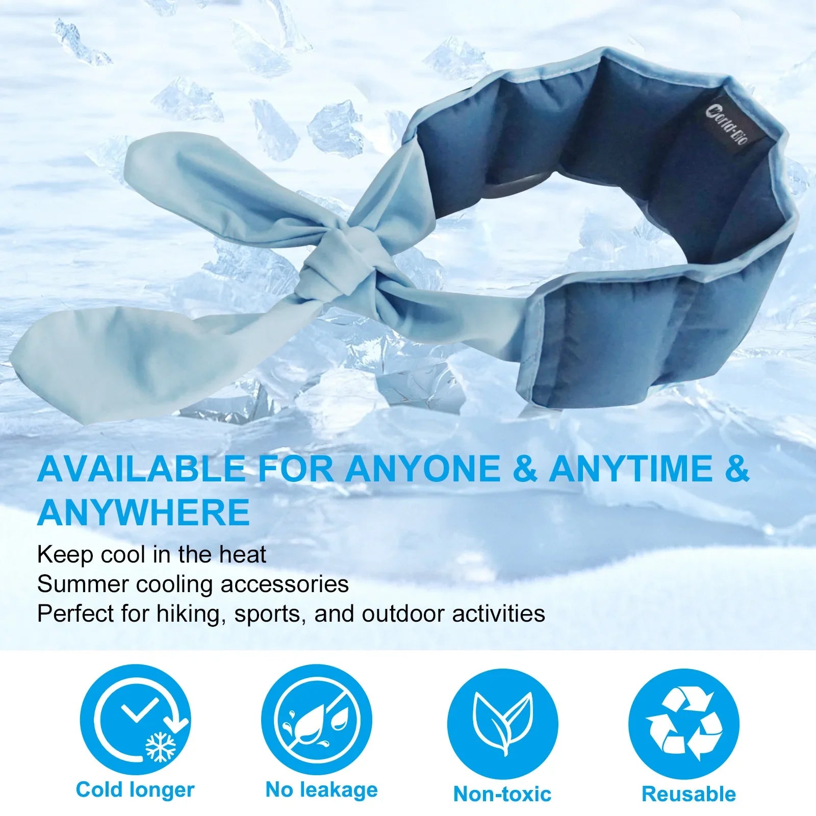 Cooling Ice Scarf – Summer Neck Wrap