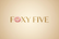 FOXY FIVE Flower Logo
