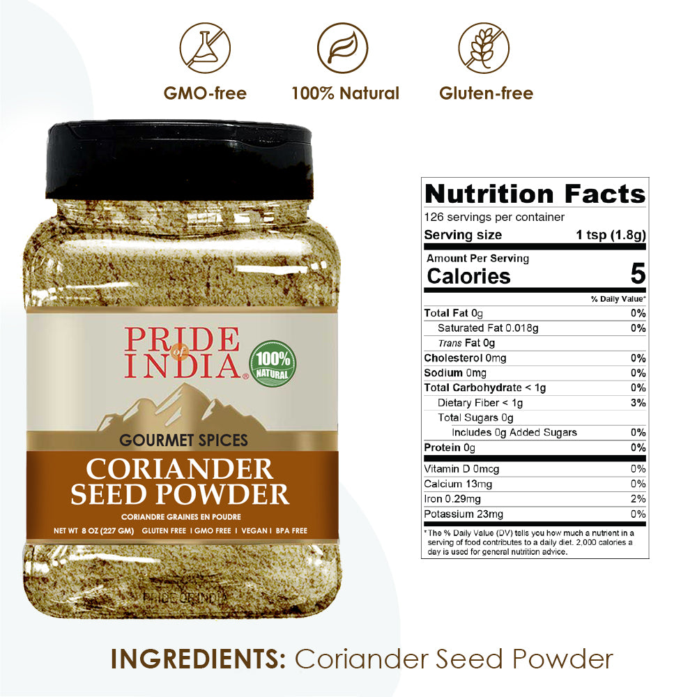 Coriander Seed Ground - 8 oz